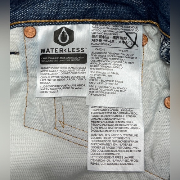 Levi's 501 Button Fly Jeans - 29 - Picture 4 of 10